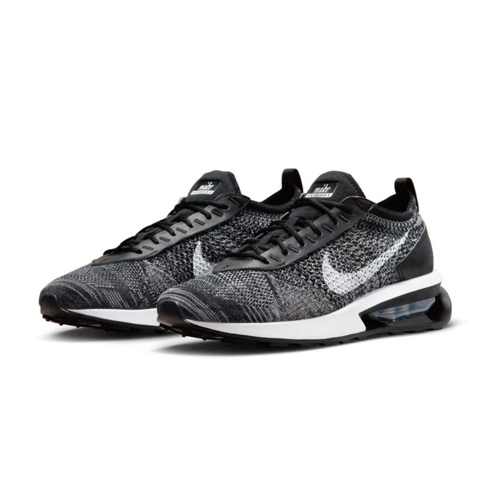 Nike Mens Air Max Flyknit Racer Black White DM9073-001 new with box